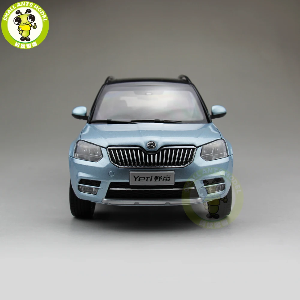 1/18 Skoda Yeti City SUV литая модель металлическая модель автомобиля SUV Подарочная коллекция хобби синий
