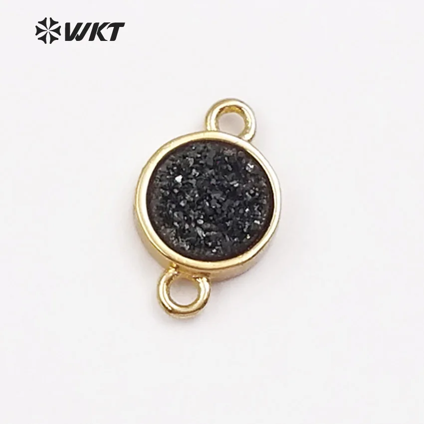 WT C259 WKT мини леди девушка ювелирные изделия круглой формы разъем с двойными