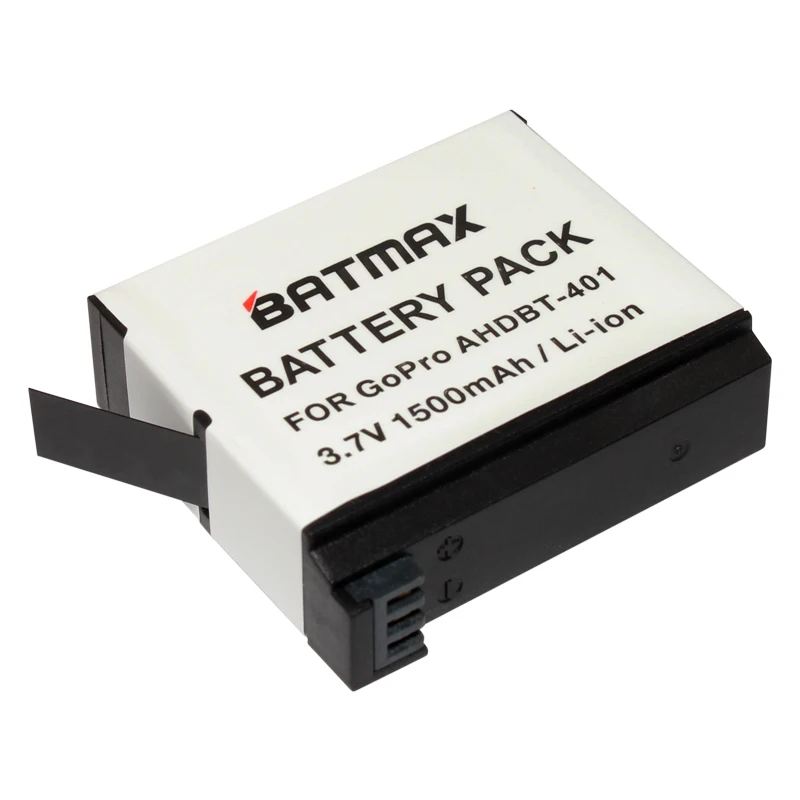 Batmax 2 шт. ahdbt 401 AHDBT ahdbt401 1500 мАч Перезаряжаемые цифровой Батареи для камеры GoPro Hero4