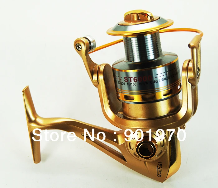 Бесплатная доставка Большая игра Улучшенная алюминиевая катушка Спиннинг