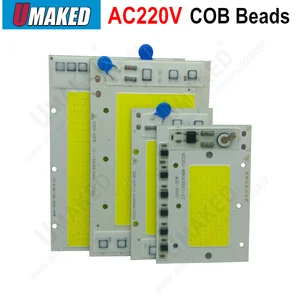 Сob Светодиодная лампа 50 Вт 100 Вт 150 Вт 220 Вт Светодиодный лампа COB в Смарт IC холодный теплый белыйбелый Светодиодный прожектор чип