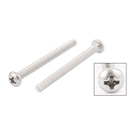 #6-32 x 1 5/8 Inch Phillips Truss Head Bolts Machine Screws 50 Pcs | Обустройство дома