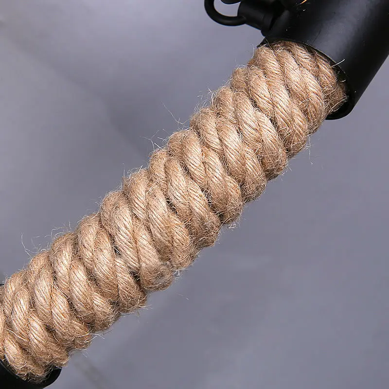 Винтажные плетеные Настенные светильники в стиле лофт из пеньковой веревки