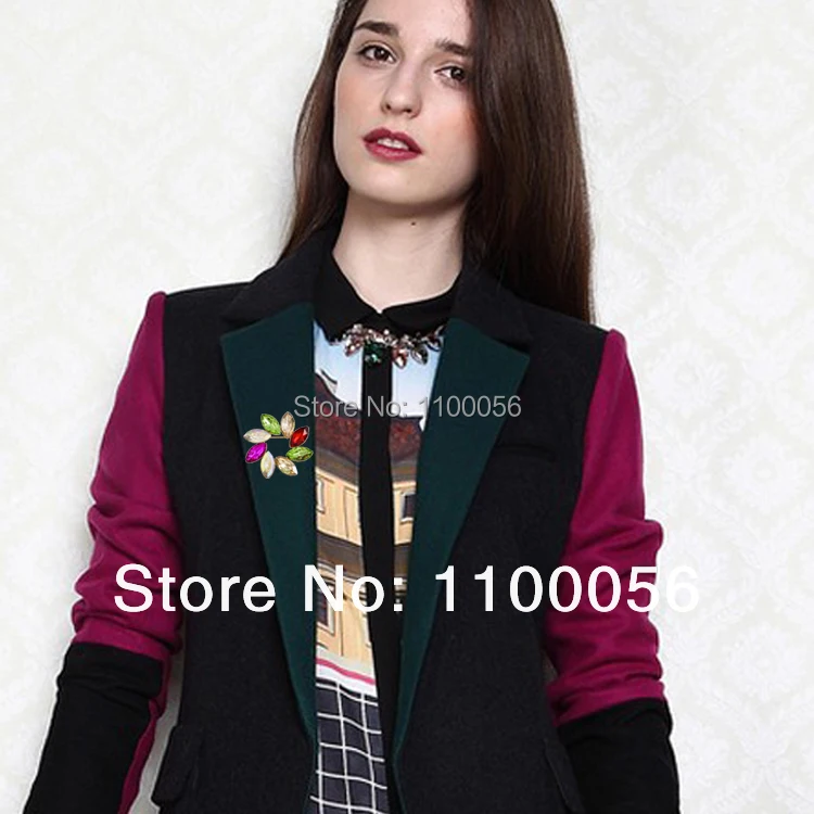 Женская Брошь в виде цветка с кристаллами|fashion broche|crystal flower broochbrooch fashion |