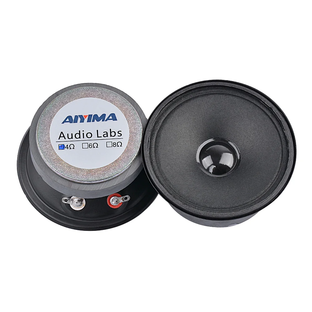 AIYIMA 2 шт. мини аудио портативный динамик s 4 Ом 15 Вт полный диапазон Altavoz DIY Для Boss