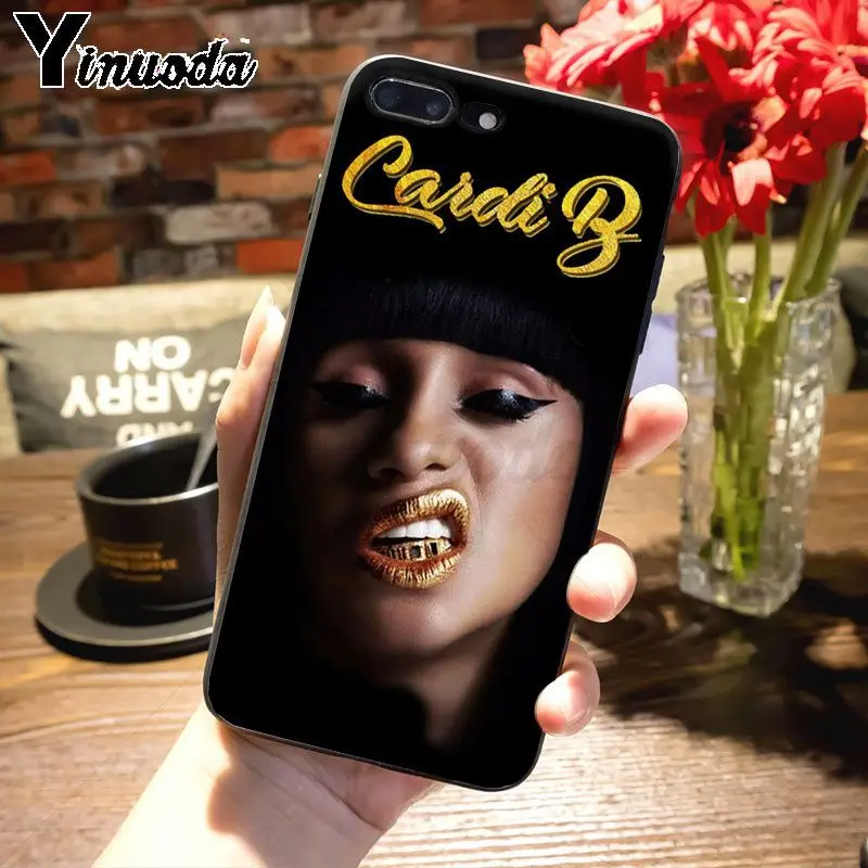 Чехол Yinuoda Cardi B с геометрическим рисунком Лидер продаж Модный Роскошный чехол для