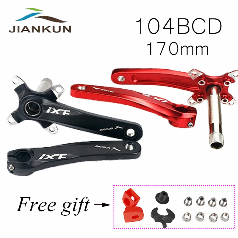 JIANKUN BCD 104 мм рукоятка из алюминия одинарная/двойная/Тройная цепь для шоссейного
