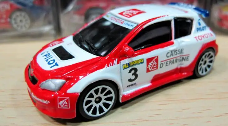 Высокая моделирования Toyota Corolla гоночная модель автомобиля, 1: 64 сплав модель автомобиля, литой металлический игрушечный автомобиль