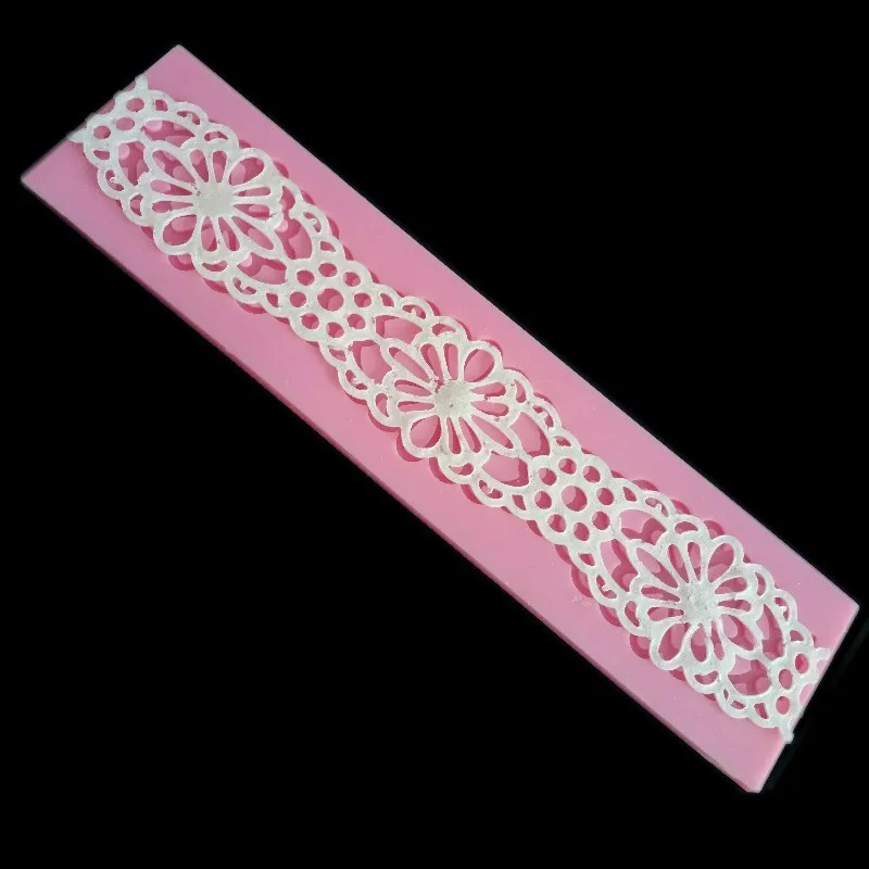 1 шт. кружевная форма в виде подсолнуха коврик для тиснения силиконовая мастики