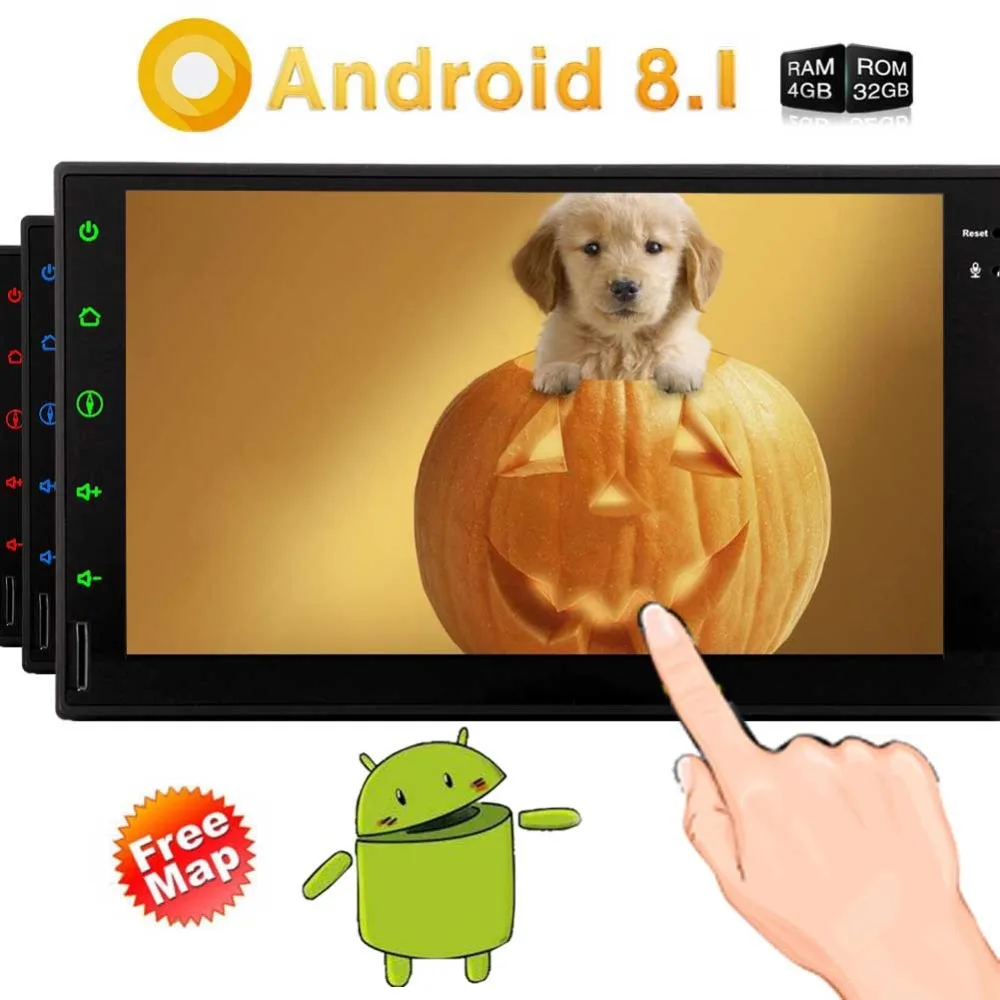 В приборной панели GPS навигация Поддержка AM FM радио 1080P видео экран зеркало Android 8 1