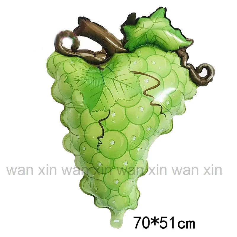 2pc grape Новые стильные воздушные шары из фольги для еды, Необычные воздушные шары из гамбургера, поп-кукурузы, Пончика, гелиевые шары, детские игрушки, украшения на день рождения, вечерние воздушные шары - Цвет: 2pc grape