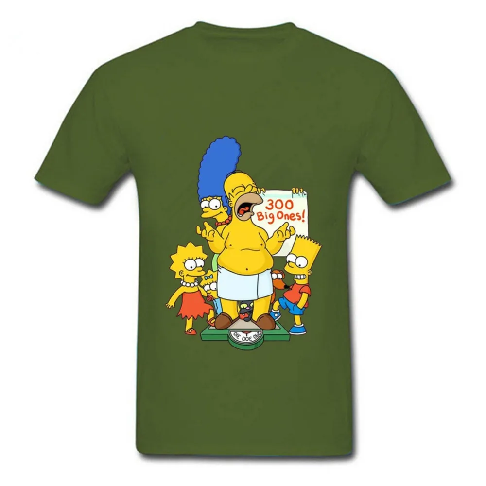 Брендовая мужская Молодежная Футболка The Simpson Семейные футболки с коротким