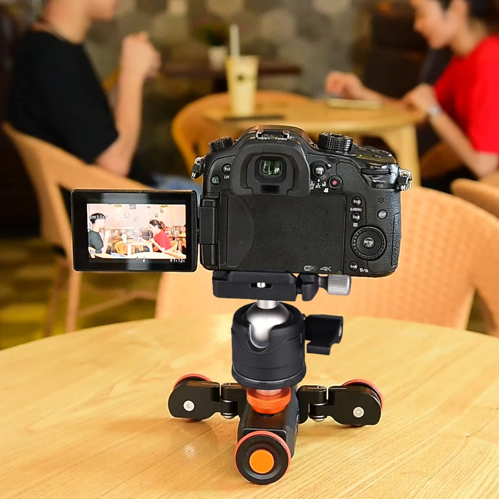 Andoer L4 PRO механизированная камера видео Долли с индикацией шкалы электрический трек слайдер беспроводной пульт дистанционного управления Мини-ползунок