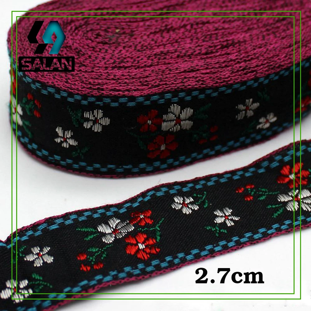 Factory direct width 2.7cm small flower ribbon national wind all kinds of handicrafts curtains curtain decoration | Дом и сад