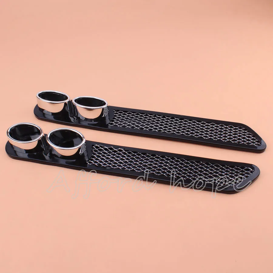 1 шт. черный + хромированный Автомобильный декоративный хвостовой трубы эмблема