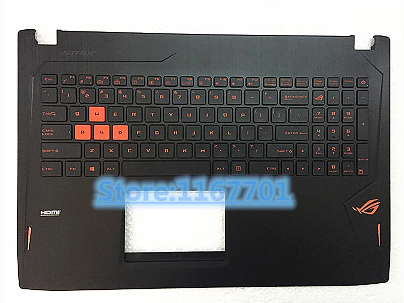 Ноутбук США Подсветка клавиатуры оболочка Крышка для Asus ROG Strix GL502 GL502V GL502VT GL502VS GL502VM GL502VY 90NB0AP1-R31US0