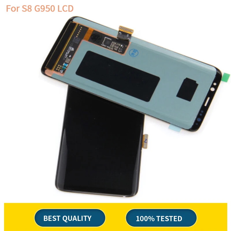 S8 G950 G950F дисплей для SAMSUNG Galaxy экран Замена ЖК сенсорный дигитайзер сборка Plus G955