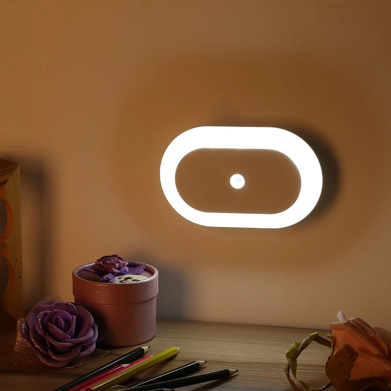 Инфракрасный ночник светодиодный с датчиком движения 4 5 В 1 Вт 50/60 Гц|night light sensor|night