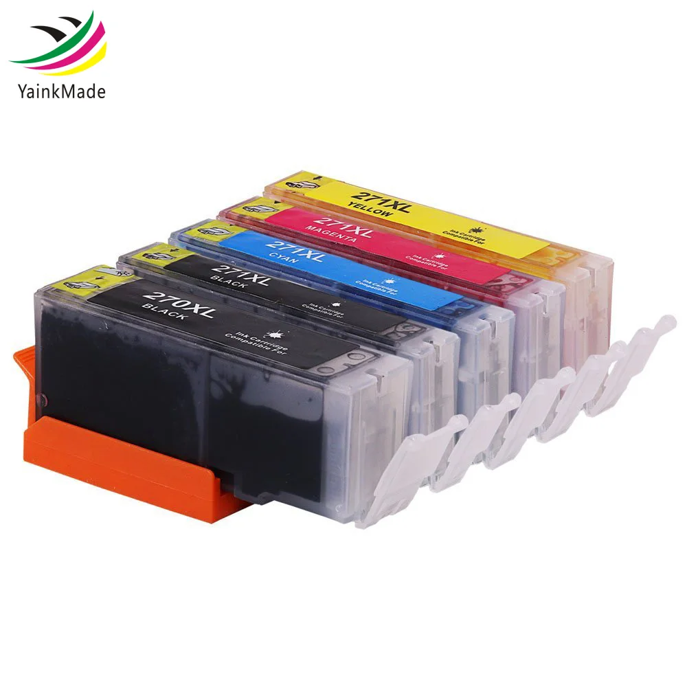 Совместимый картридж Замена для Canon PGI 270XL CLI 271XL 270 XL 271 5 упаковка PIXMA MG6820 MG5720|ink