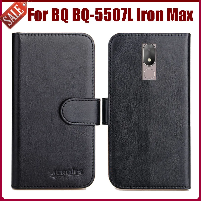 Горячая распродажа! Чехол BQ для телефона Iron Max защитный кожаный флип-чехол 6