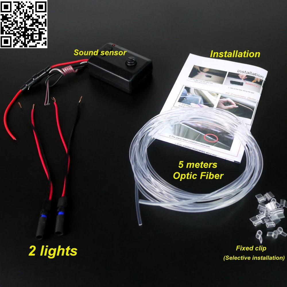 Ambient Rhythm Light For TOYOTA Prius XW20 XW30 Tuning Interior Music / Sound DIY Car Atmosphere Refit Optic Fiber Band | Автомобили и