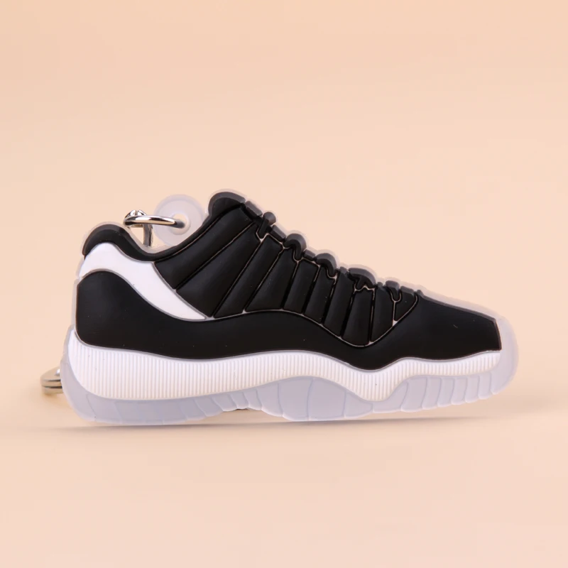 Picture Color05 Мини Jordan 11 брелок обуви Для мужчин Wome/дети c логотипом отличный подарок для баскетбола брелок-кроссовок для ключей ключ держатель porte Clef - Цвет: Picture Color05