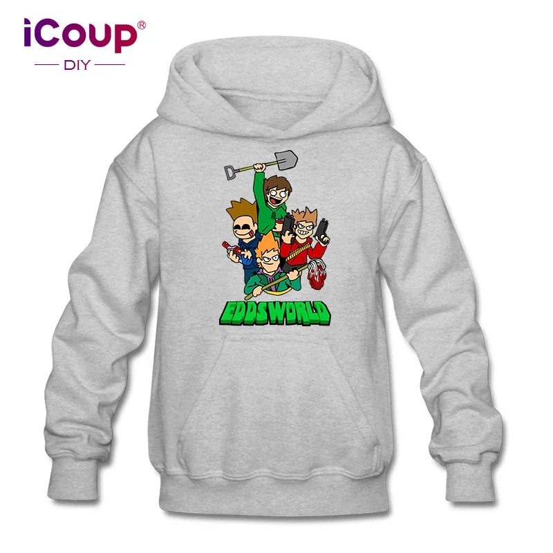 Толстовка iCoup Kids Eddsworld Crash Zoom Wiki толстовка из 100% хлопка для детей 12-18 лет | Мужская
