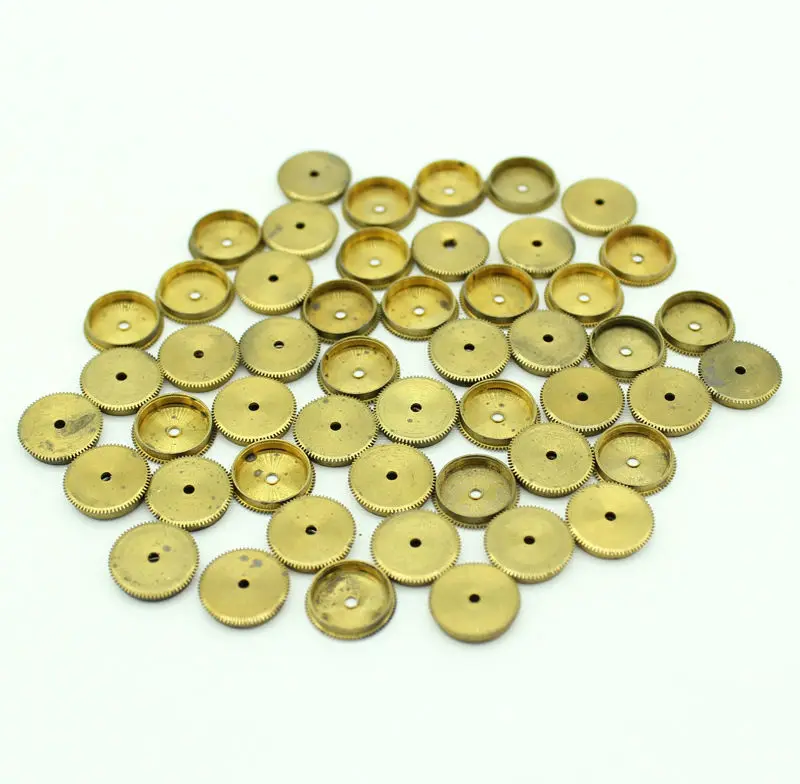 50pcs/lot Antique Metal Copper Gear Charm Findings Jewelry Connectors Cock Jag Cogs Steampunk Arts DIY | Украшения и аксессуары