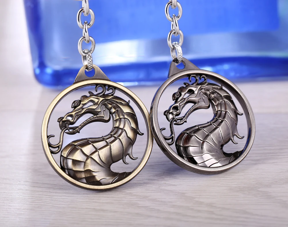 Gragon популярная игра Mortal Kombat брелок металлические кольца для ключей в подарок chaviro
