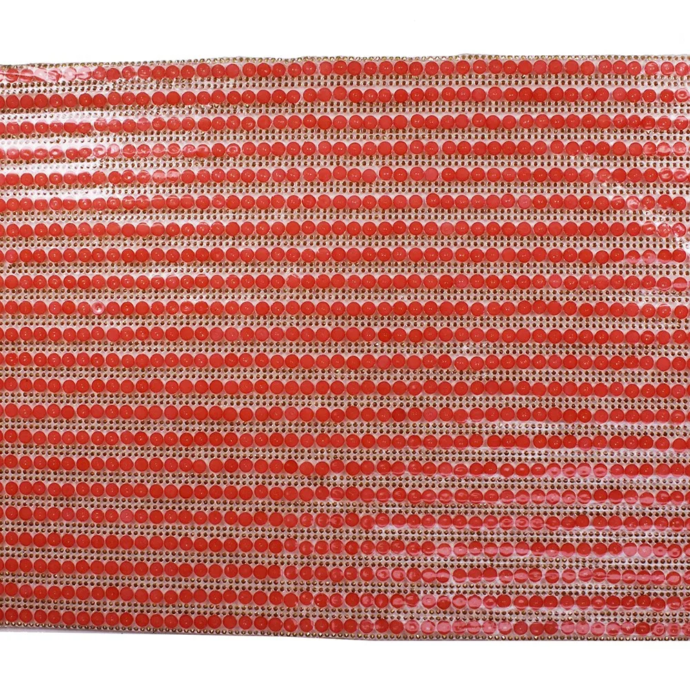 1 лист глубокий розовый бисер Кристалл теплопередача аппликация Железо на