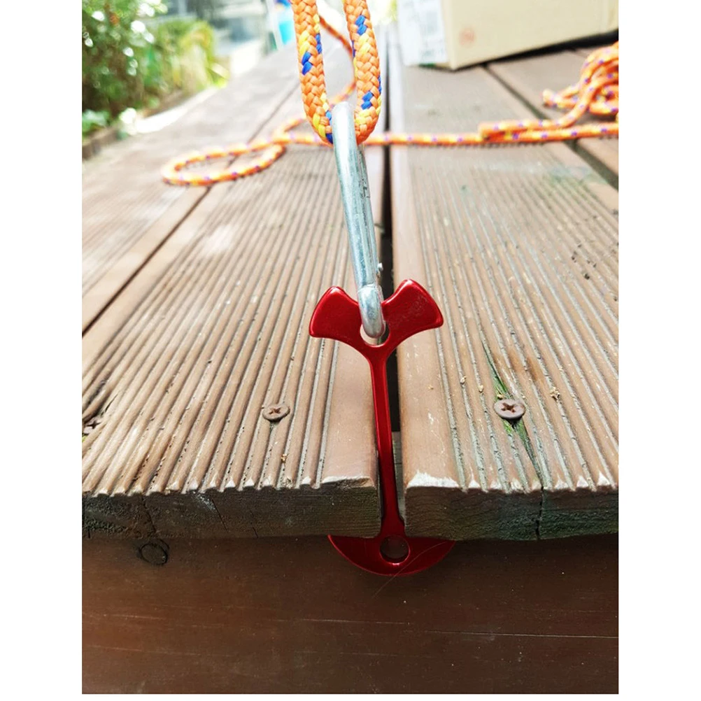 4 шт. практичный шатер из алюминиевого сплава ветряная веревка якоря