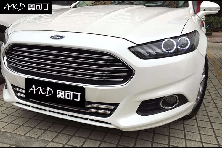KOWELL автомобильный Стайлинг для Mondeo фары 2013 Fusion светодиодный фонарь DRL Bi Xenon объектив Высокий Низкий луч парковка