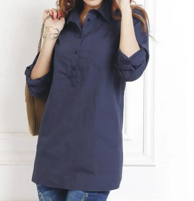 Женская длинная рубашка с длинным рукавом большие размеры|moral| |