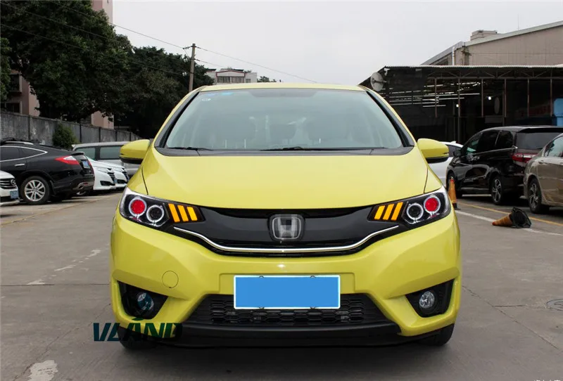Vland завод для автомобиля светильник FIT светодиодный 2014 2016 2017 JAZZ головной GK5 с DRL и