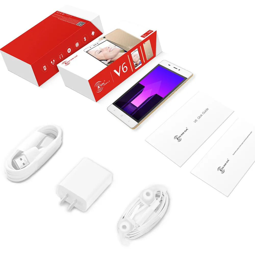 Новый смартфон V6 4 5 &quotЭкран 1G Оперативная память + 8G Встроенная ядра SC7731SC 1 2 Ghz
