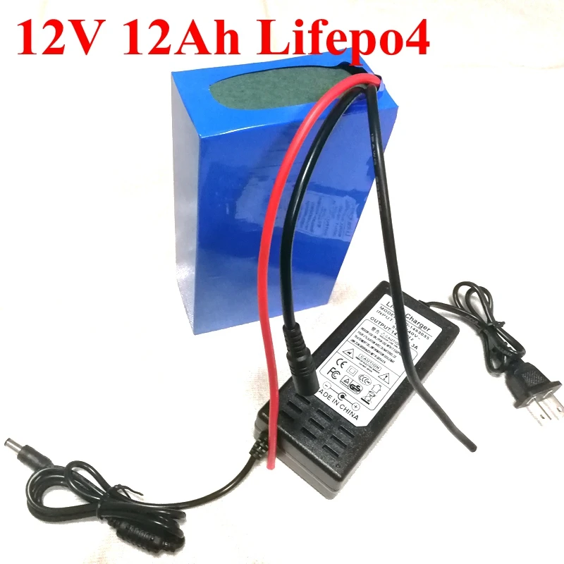 12ah Lifepo4 12В источник питания 10АЧ портативный аккумулятор для мотоцикла камеры
