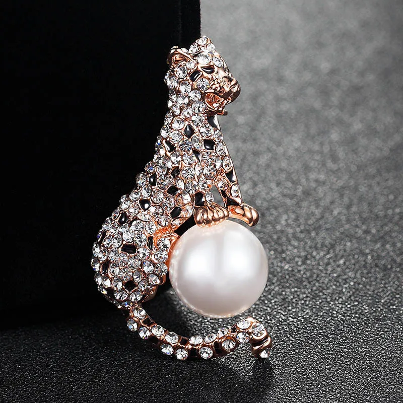 Ювелирные изделия Donia Rhodium Мужская брошь ювелирное изделие милый леопард