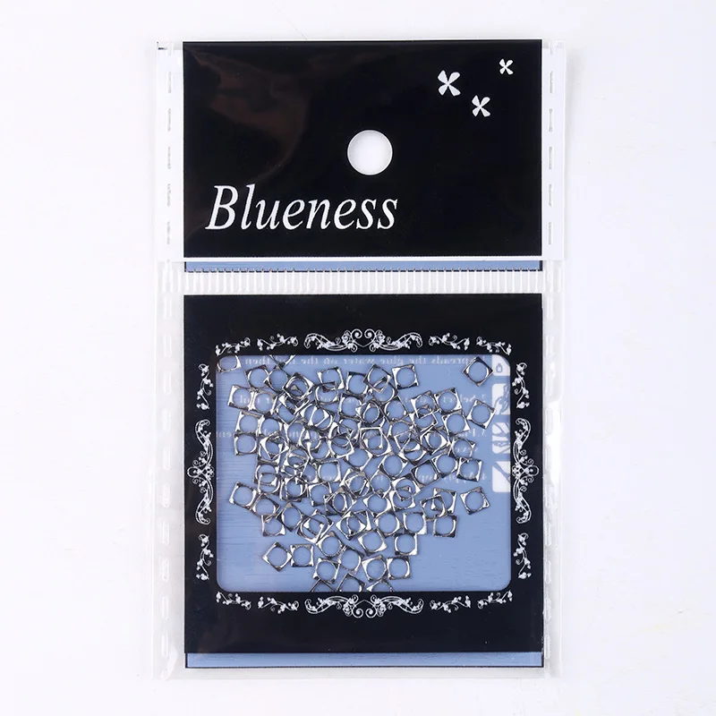 Blueness 100 шт./лот круглые треугольные рисовые ногти художественные украшения