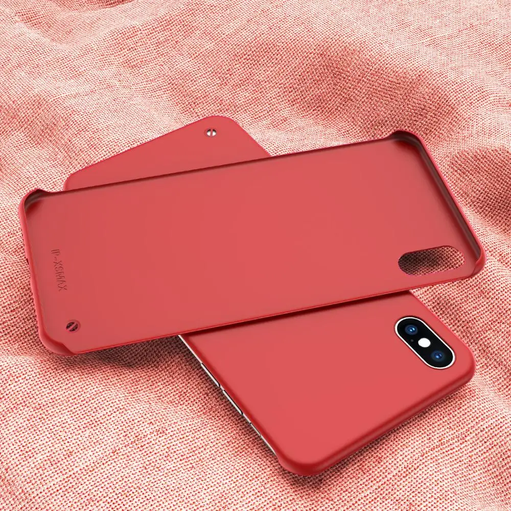Borderless чехлы для iPhone Xr X Xs максимальный чехол конфеты цвет Бескаркасный скраб