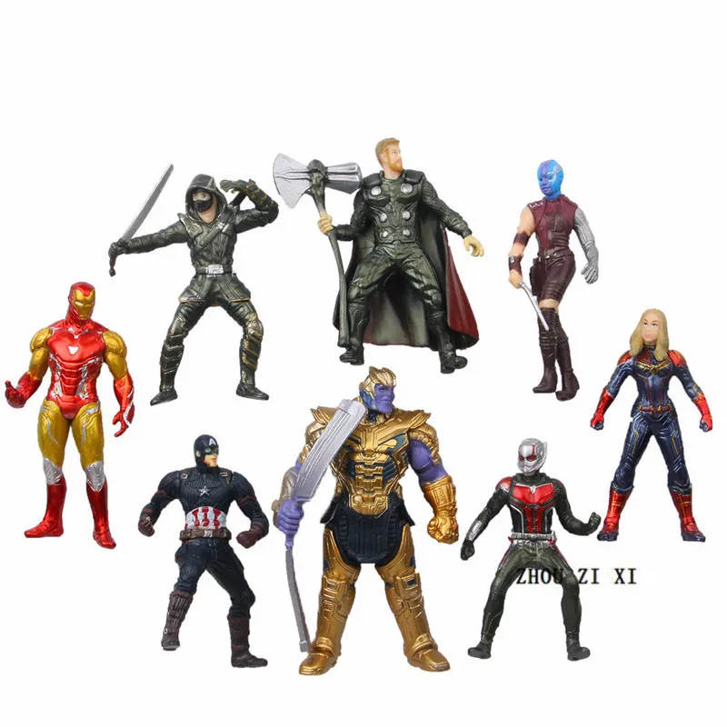 8 шт./лот marvel legends Аниме Фигурка магниты на холодильник отличное качество аниме