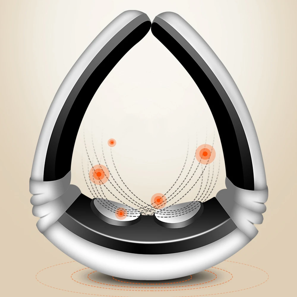 Массажер для шеи шейного позвонка импульсный ФИЗИОТЕРАПЕВТИЧЕСКИЙ Акупунктура