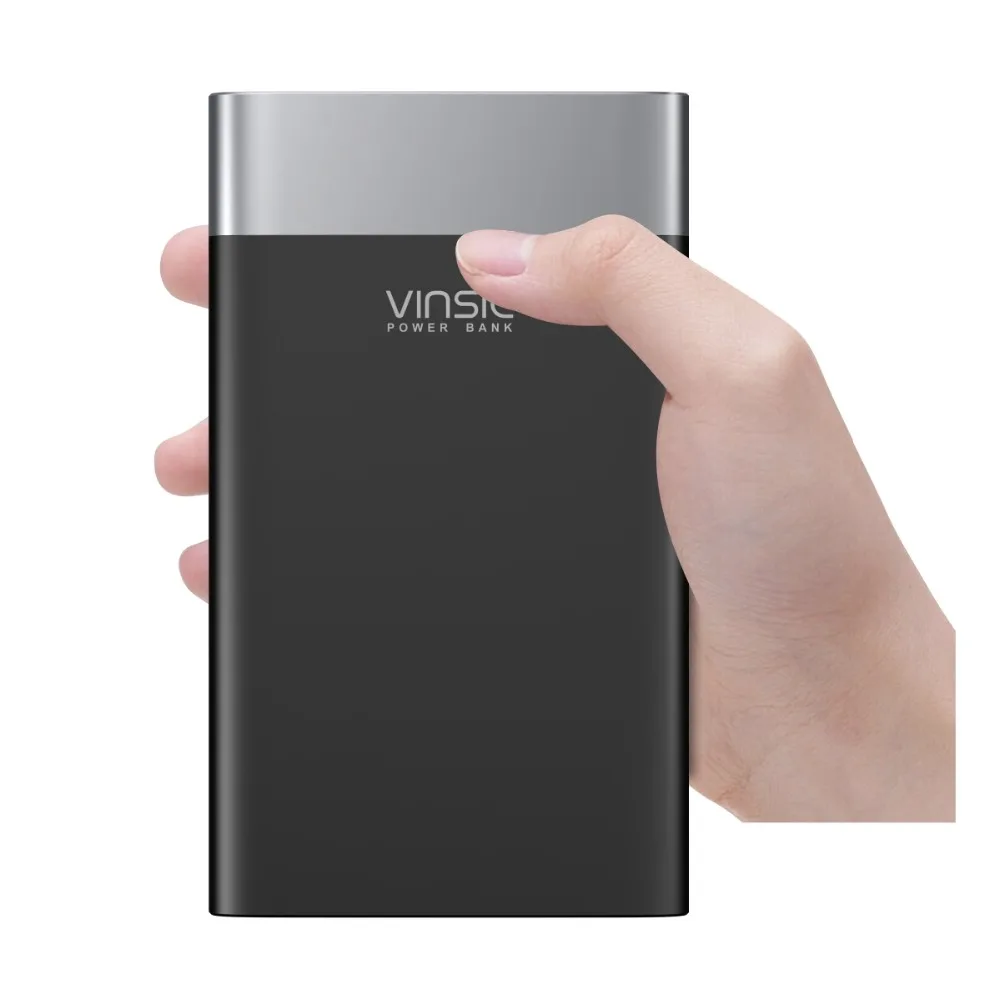 Vinsic 20000 мАч Зарядное устройство Quick Charge 3 0 QC3.0 Dual USB Type C Внешнее зарядное для Samsung