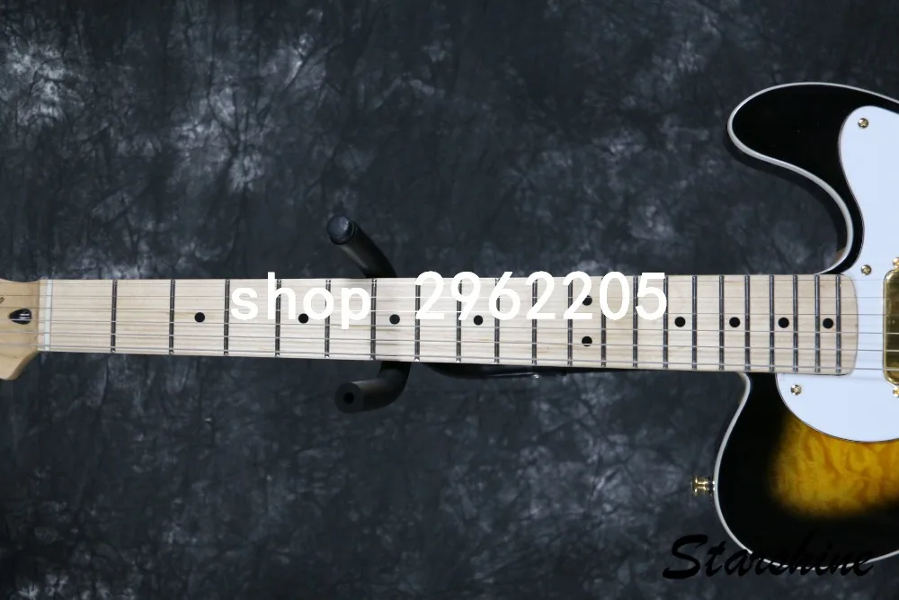 Корейский магазин фабрики Custom Shop TUFF DOG TL Signature электрогитара Золотое оборудование