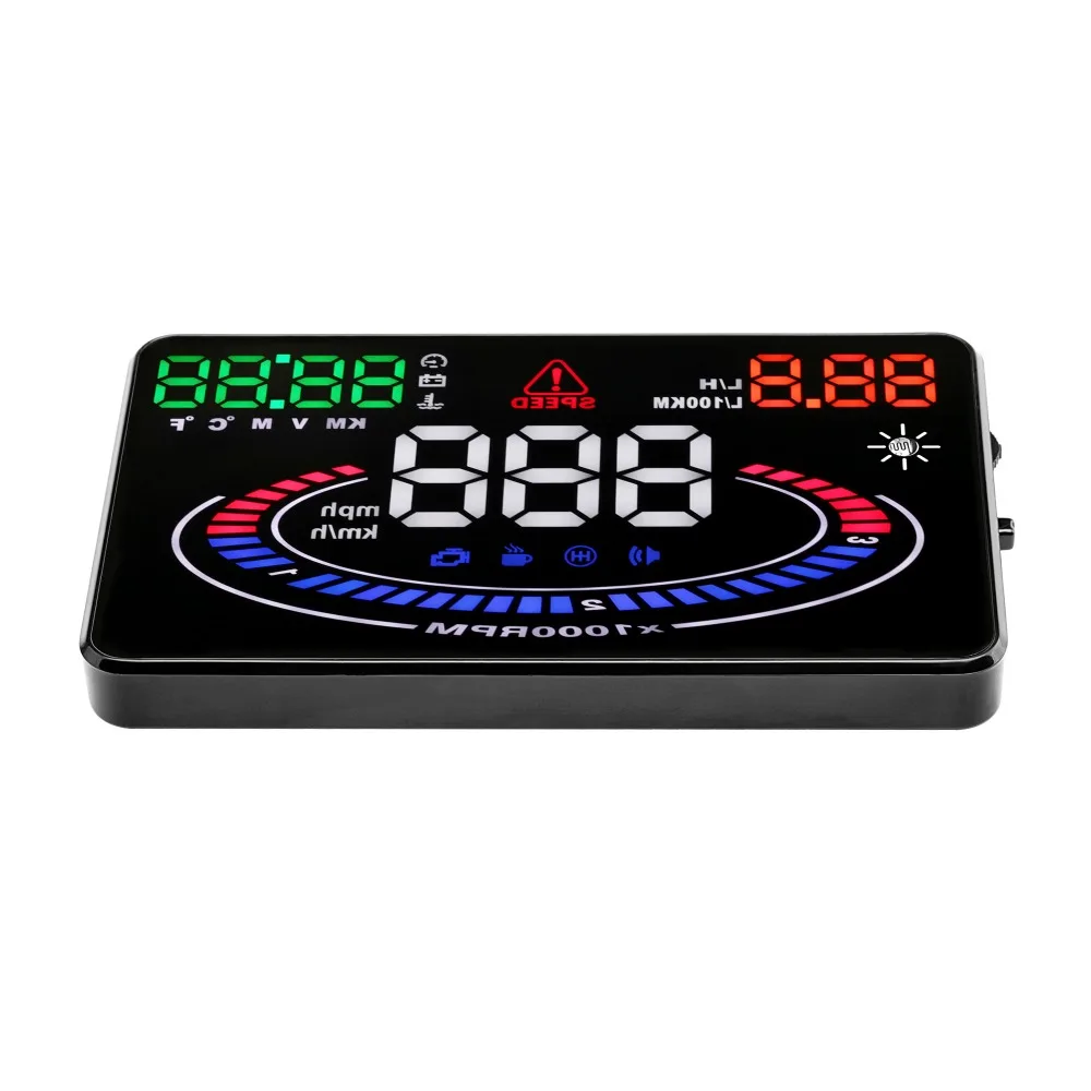 E300 OBD2 HUD Автомобильный дисплей автомобильный компьютер измеритель скорости