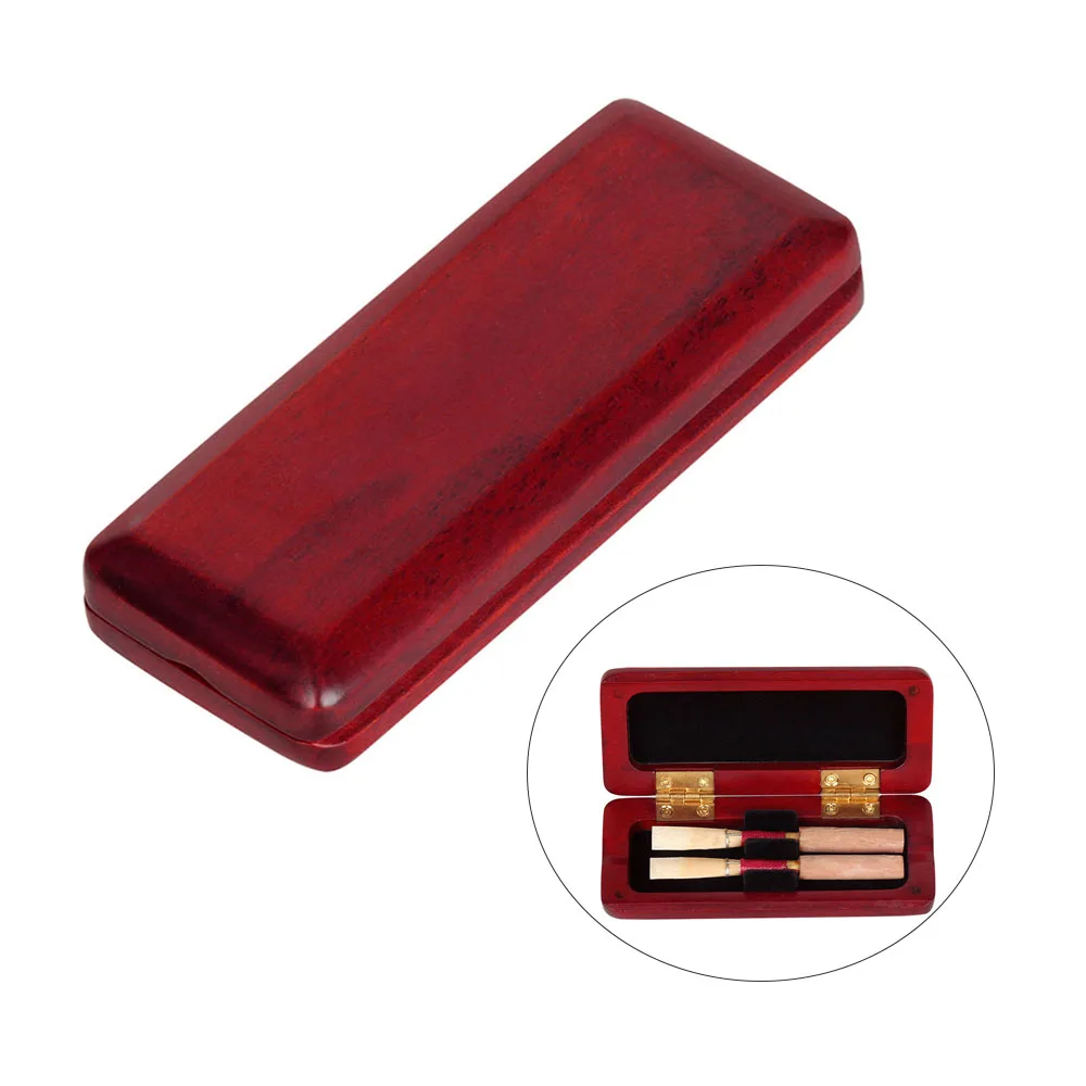 Твердый деревянный чехол Oboe Reed деревянная коробка для держателя из кленового