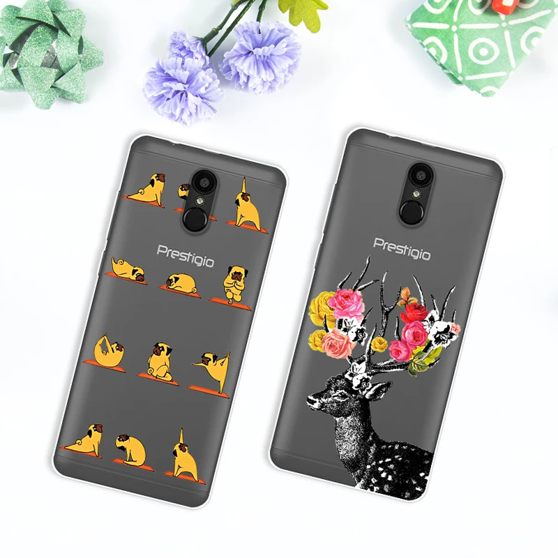Case For Prestigio Muze E7 Lte 5.5 Transparent Printing Drawing Silicone Phone Cover PSP7512DUO |