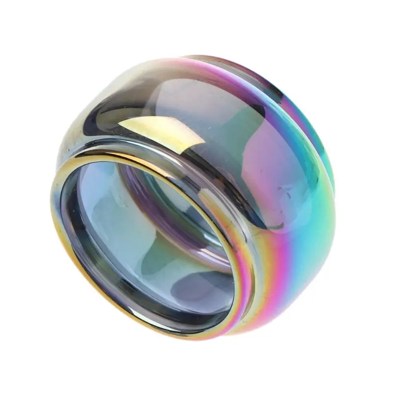 Радужный цветной плоский стеклянный бак для замены электронных сигарет