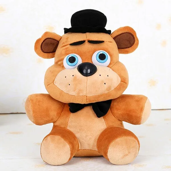 Freddy Фнаф пять ночей с фредди мягкие игрушки Горячая 1" Пятидневное На Фредди Фаршированные Плюшевые Игрушки FNAF Фредди Fazbear Медведь Foxy Кролик Бонни Чика Peluche Juguetes - Цвет: Freddy