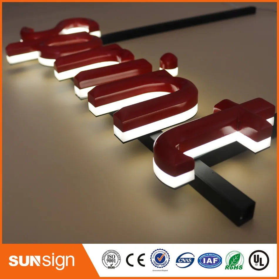 China factory supply 3d led letter led backlit letter