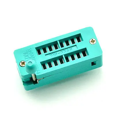 

5PCS 16P Universal IC locking seat test seat narrow body 16Pin IC socket base